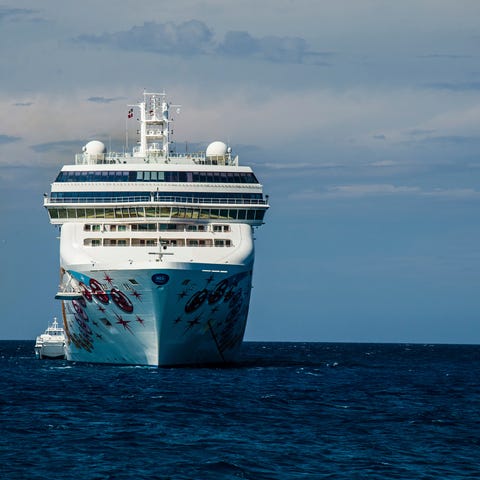 The Norwegian Pearl cruise ship.