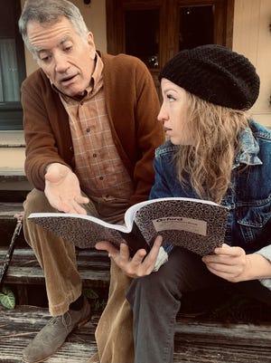 Mark Woodland and Vera Samuels play a father and his daughter with unique math skills in David Auburn’s Pulitzer Prize-winning play “Proof” at the Players Centre.