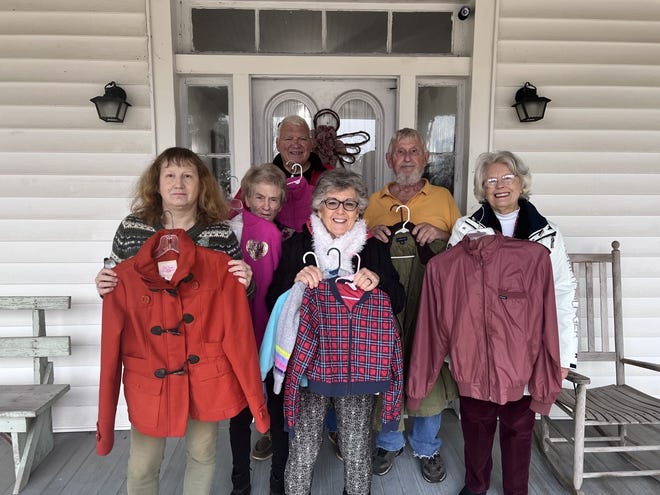 The Nursing Department at Hampton Regional Medical Center, along with local volunteers, recently collected more than 100 pieces of clothing during HRMC's Winter Clothing Drive. From left are volunteers Janet Deloach, Marcia Deloach, James Blume, Cynthia Blume, Ronald Winn and Sylvia Brunson.