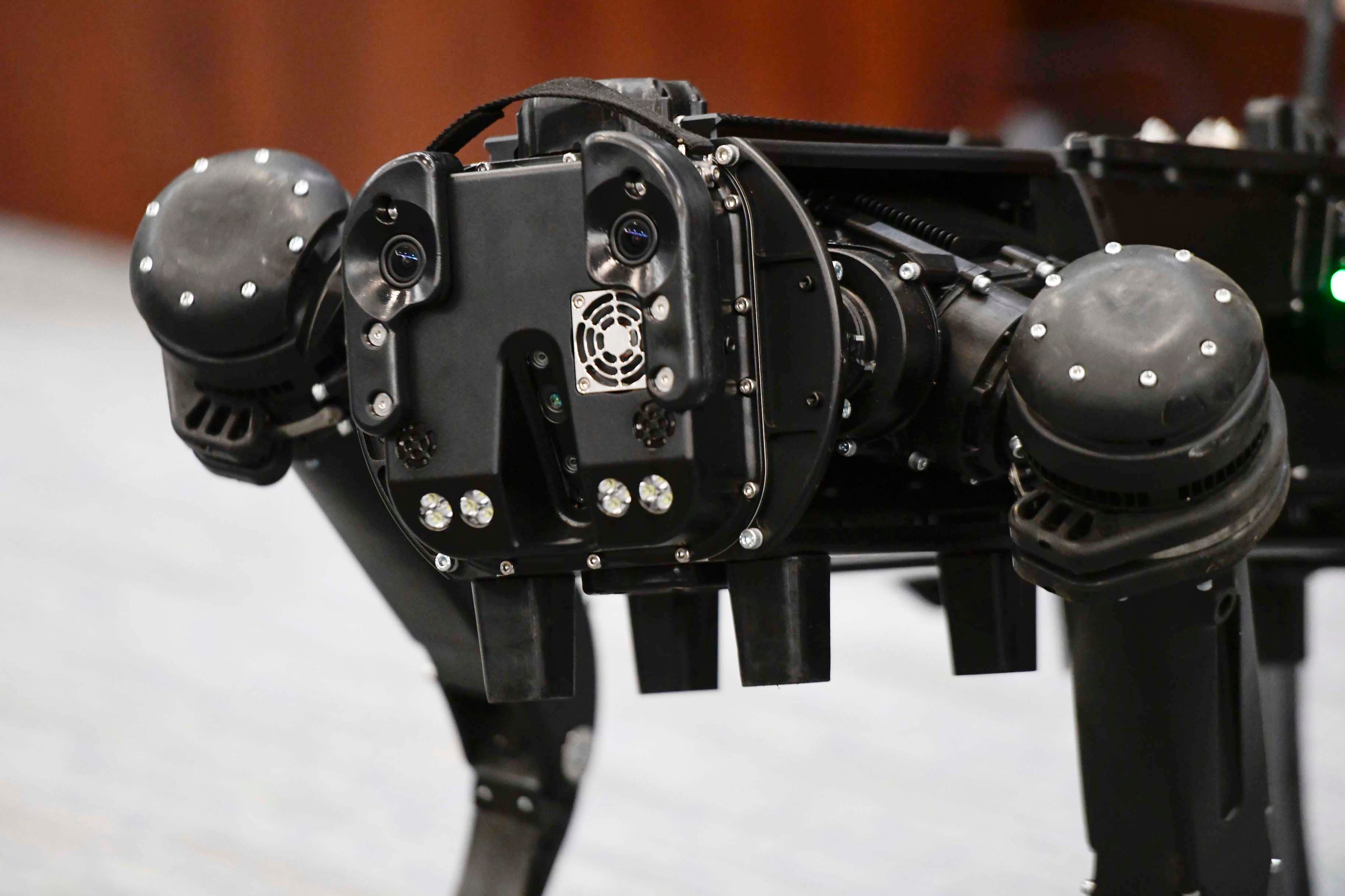 Meet "GUS" Eglin Air Force Base's new robotic security dog