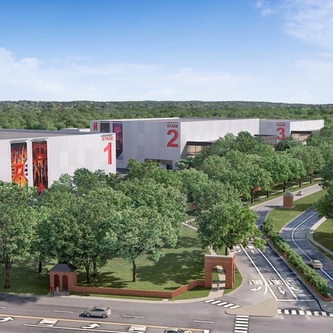 An artistic rendering of the proposed Netflix Stud
