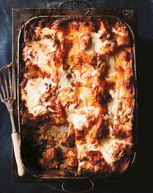 You can find the recipe for Grandma Guarnaschelli’s Lasagna with Mini Beef Meatballs in 