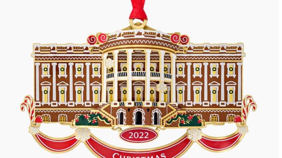 2025 White House Christmas Ornament