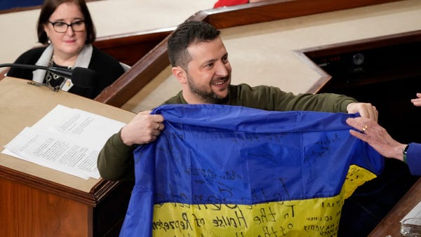 Dec 21, 2022; Washington, DC, USA; President Volod