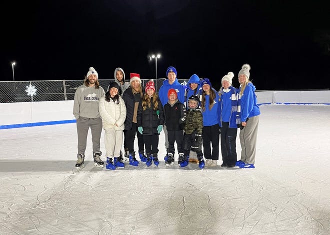 A Flight on Ice pop-up ice skating rink has opened now through Feb. 26 at Neshaminy Mall.