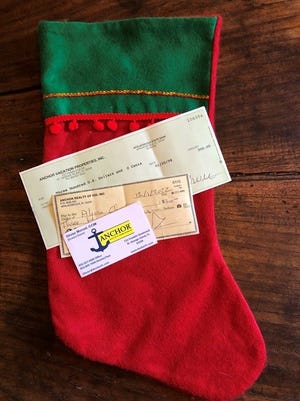 Copies of old and new checks.