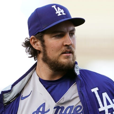 Trevor Bauer signed with the Dodgers in Jan. 2021.