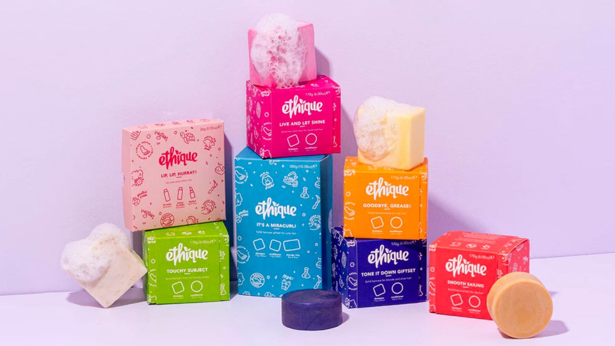 Ethique shampoo bars and sustainable haircare and skincare are here