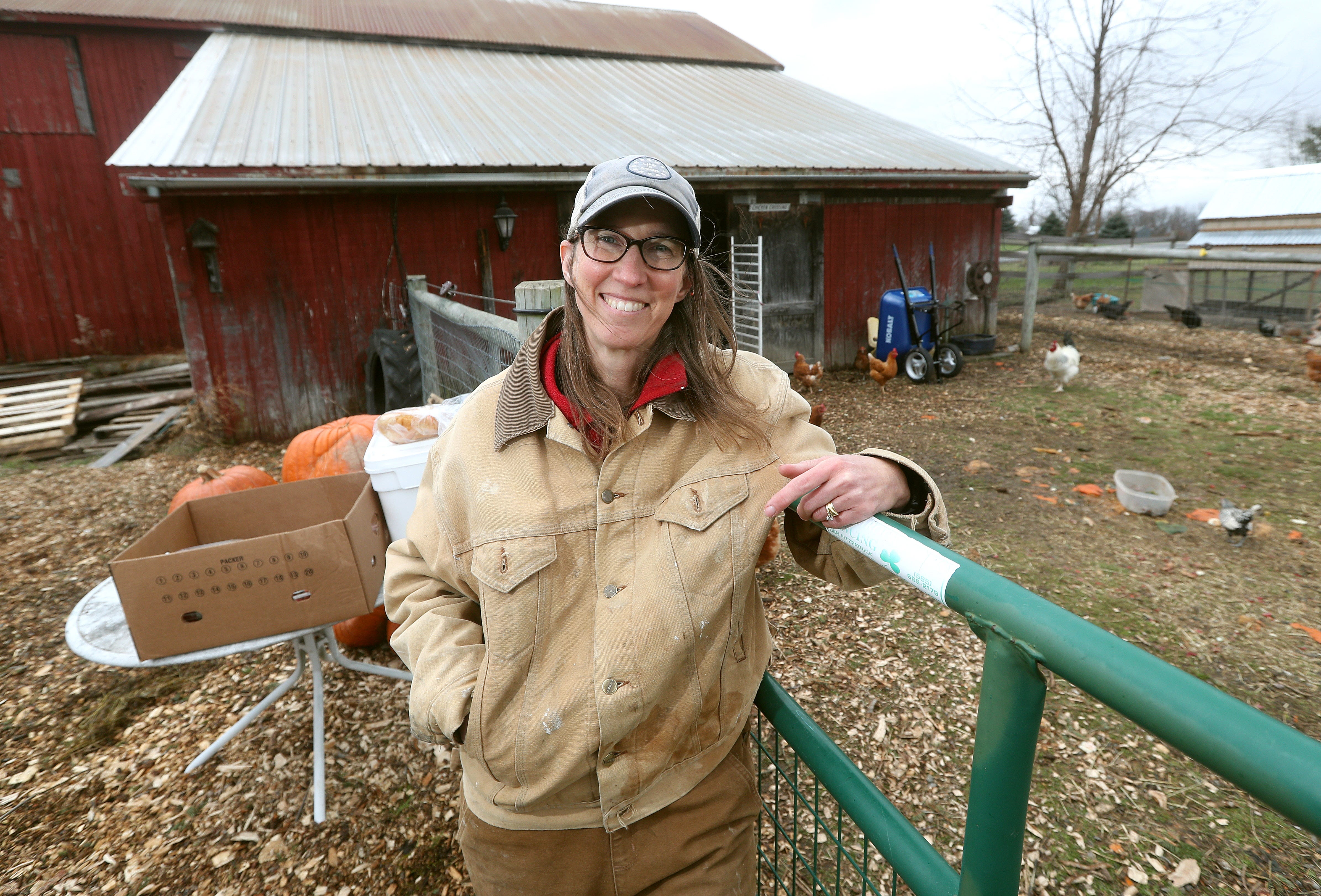 Belinda Cole says the produce donated by several grocery stores has really helped on their Livonia farm run by she and her husband Matt and their three children.
