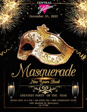 The Masquerade New Years’ Bash at Central Station promises champagne, drag, dancing and a balloon drop.