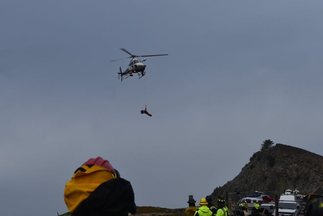 Tesla goes over cliff along Pacific Coastal Highway near Devil’s Slide Tesla goes over cliff along Pacific Coastal Highway near Devil’s Slide