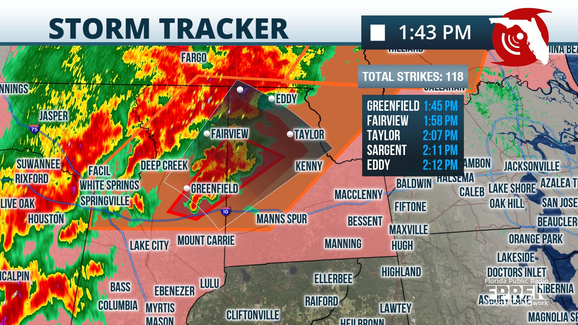 Florida weather forecast Tornado watches, warnings issued