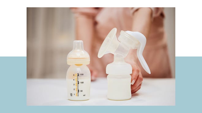 While it may take a little longer to express milk with a manual breast pump, it is a good backup to keep handy.