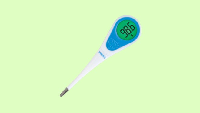 A thermometer can help you keep track of how the disease progresses.