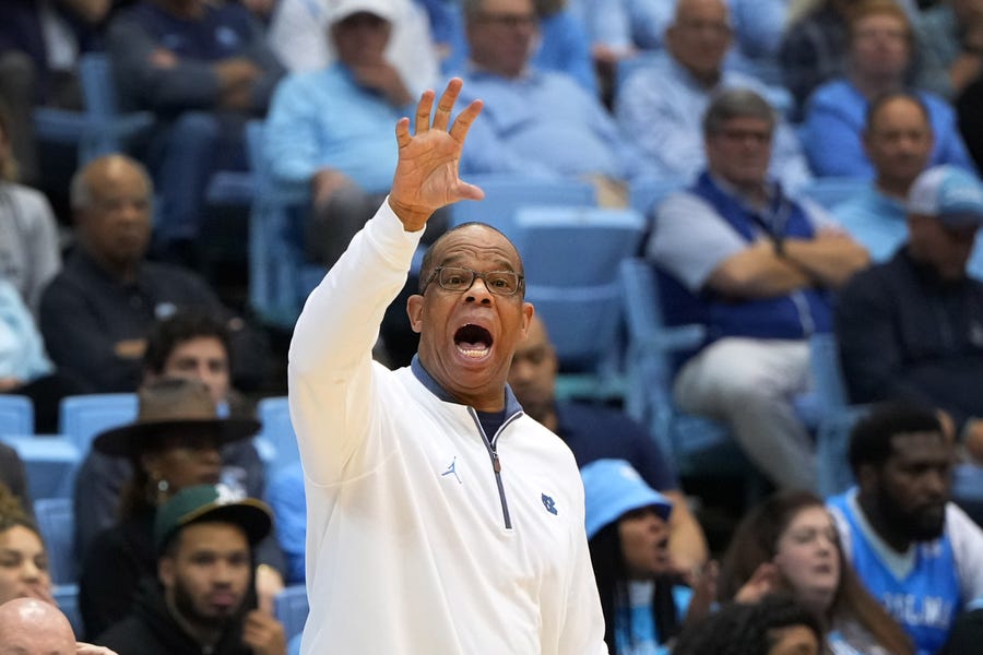 Hubert Davis learns a new word from Armando Bacot
