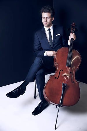 Cellist Nicholas Kanelakis.