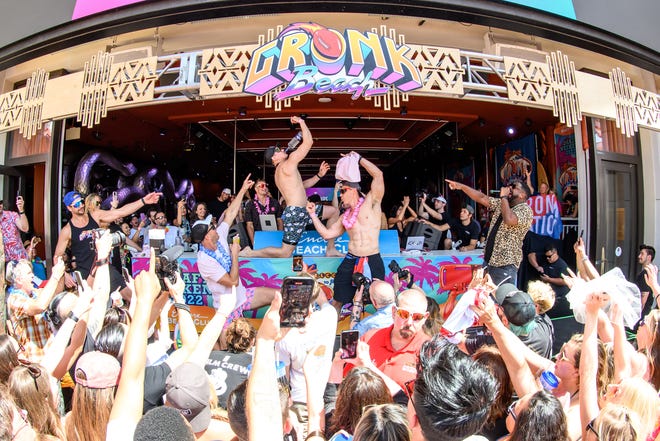 Gronk Beach party in full swing