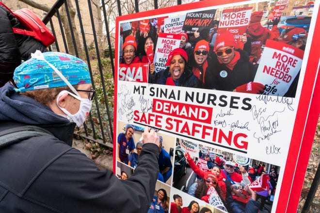 Nurses go on strike at two New York Metropolis hospitals over pay, staffing