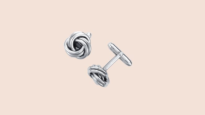 Valentine's Day Jewelry Gifts Buying Guide 2023: Blue Nile Love Knot Cuff Links