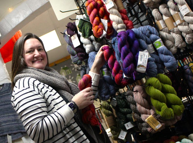 Monroe resident Laura Benes owns and operates Knit-Picky & Hooked, a shop catering to knitters and crocheters.