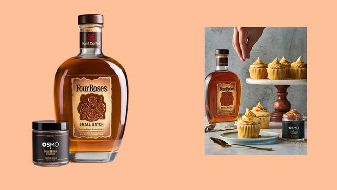 Valentine's Day Gifts for Men: Four Roses Small Batch & Osmo Toasted Vanilla Bourbon Salt Kit