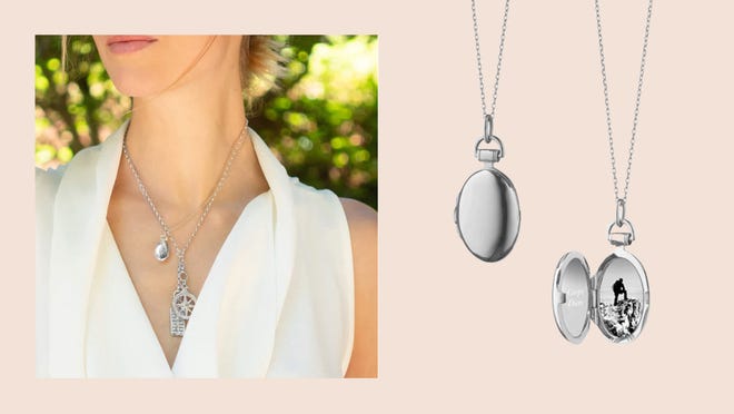Valentine's Day Jewelry Gifts Buying Guide 2023: Monica Rich Kosann Petite Anna Locket Necklace