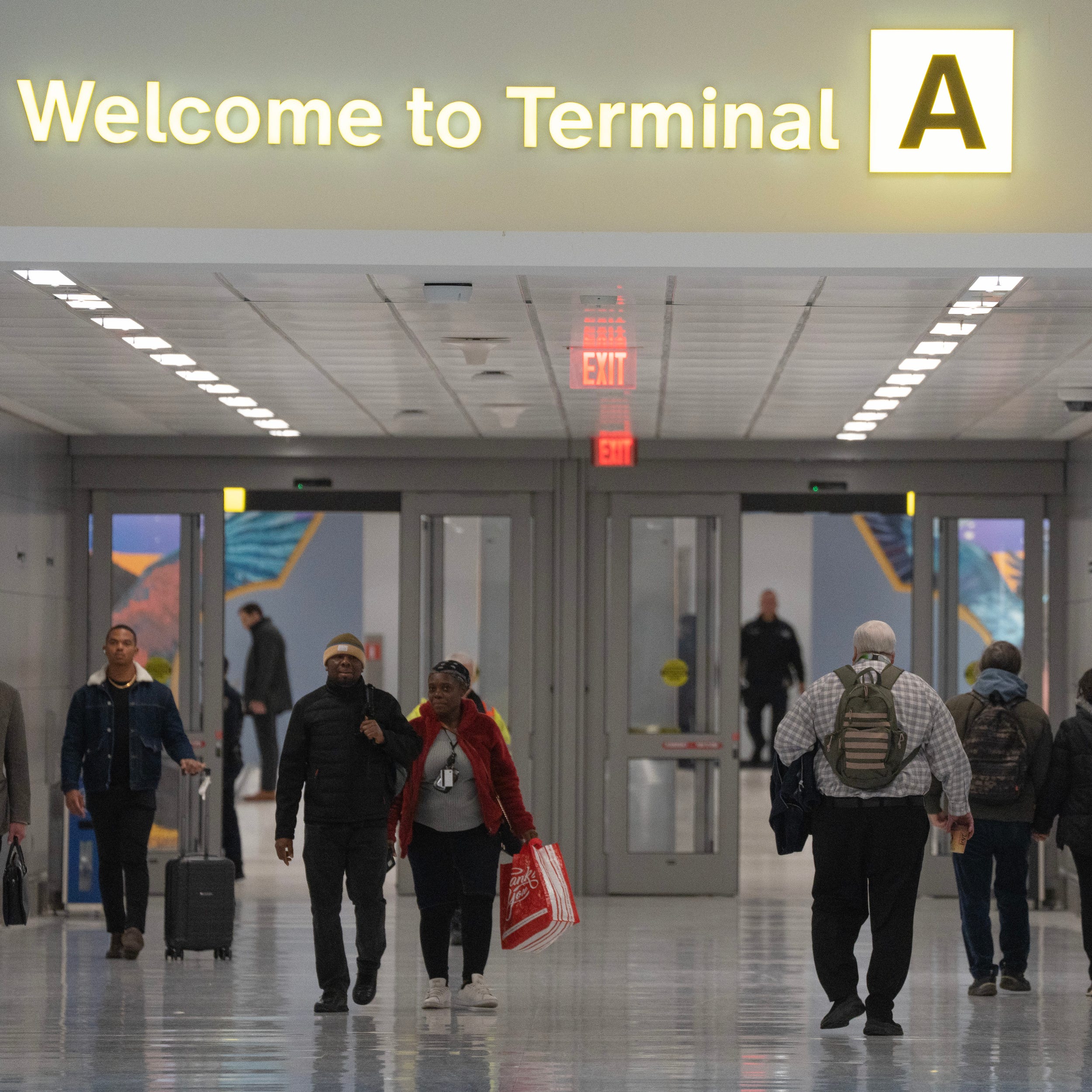 After several delays, the new Terminal A is open to travelers at Newark Liberty Airport on Thursday Jan. 12, 2023. 