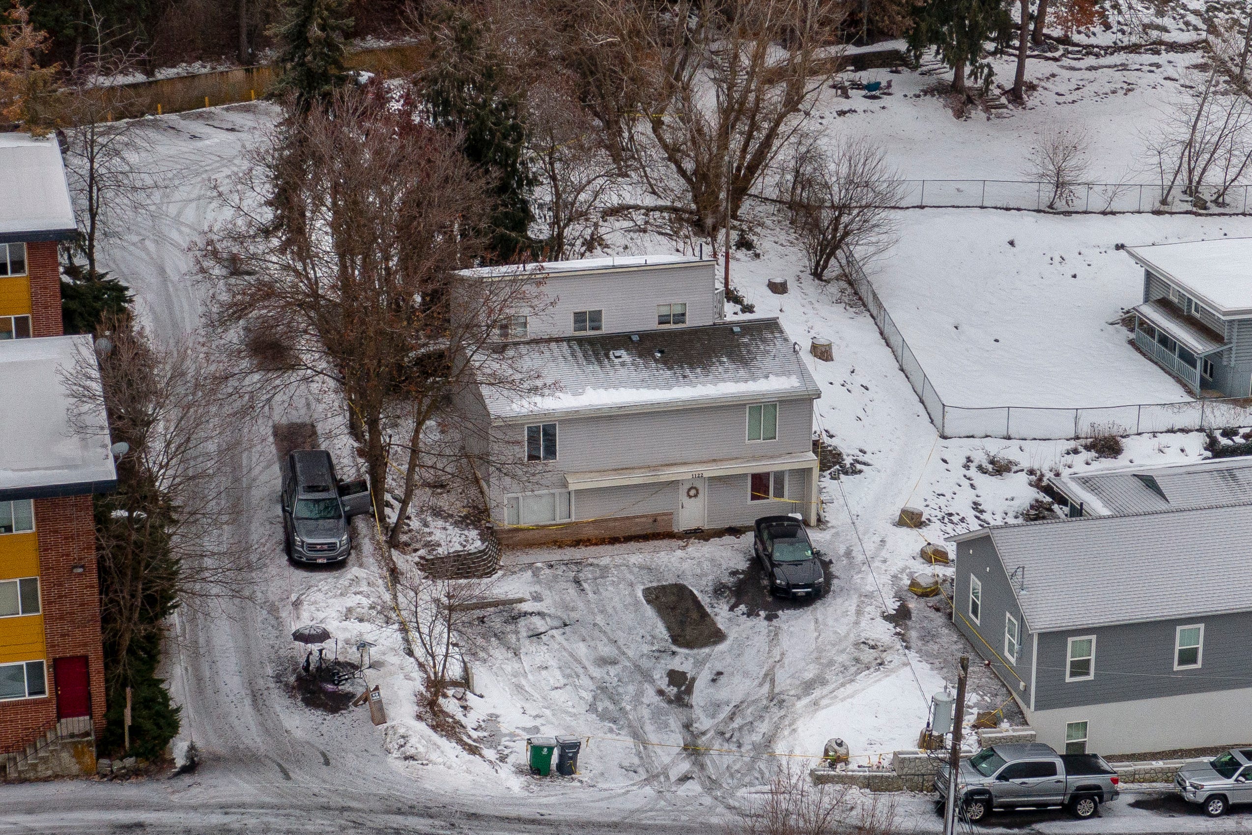 The rental home where four students were stabbed to death in Moscow, Idaho.