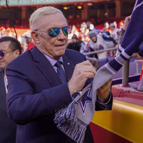 Cowboys owner Jerry Jones' team has not won a Supe