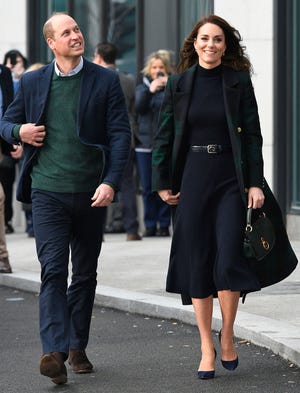 Prince William and Princess Kate visit the Royal Liverpool University Hospital on January 12, 2023, two days after Prince Harry's memoir release.