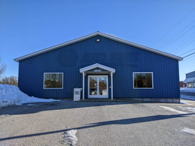 The outside of the new location of the Pickford Community Library on 137 E. Main St. in Pickford is seen at the location of a former NAPA Auto Parts.