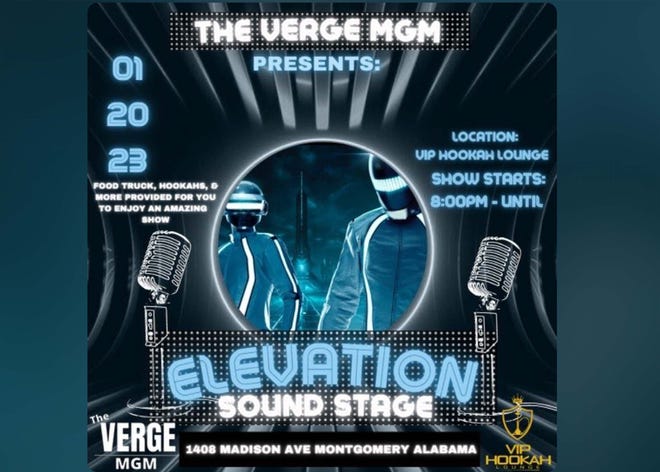 Elevation Sound 将于本周五在蒙哥马利的 VIP Hookah Lounge 举行。