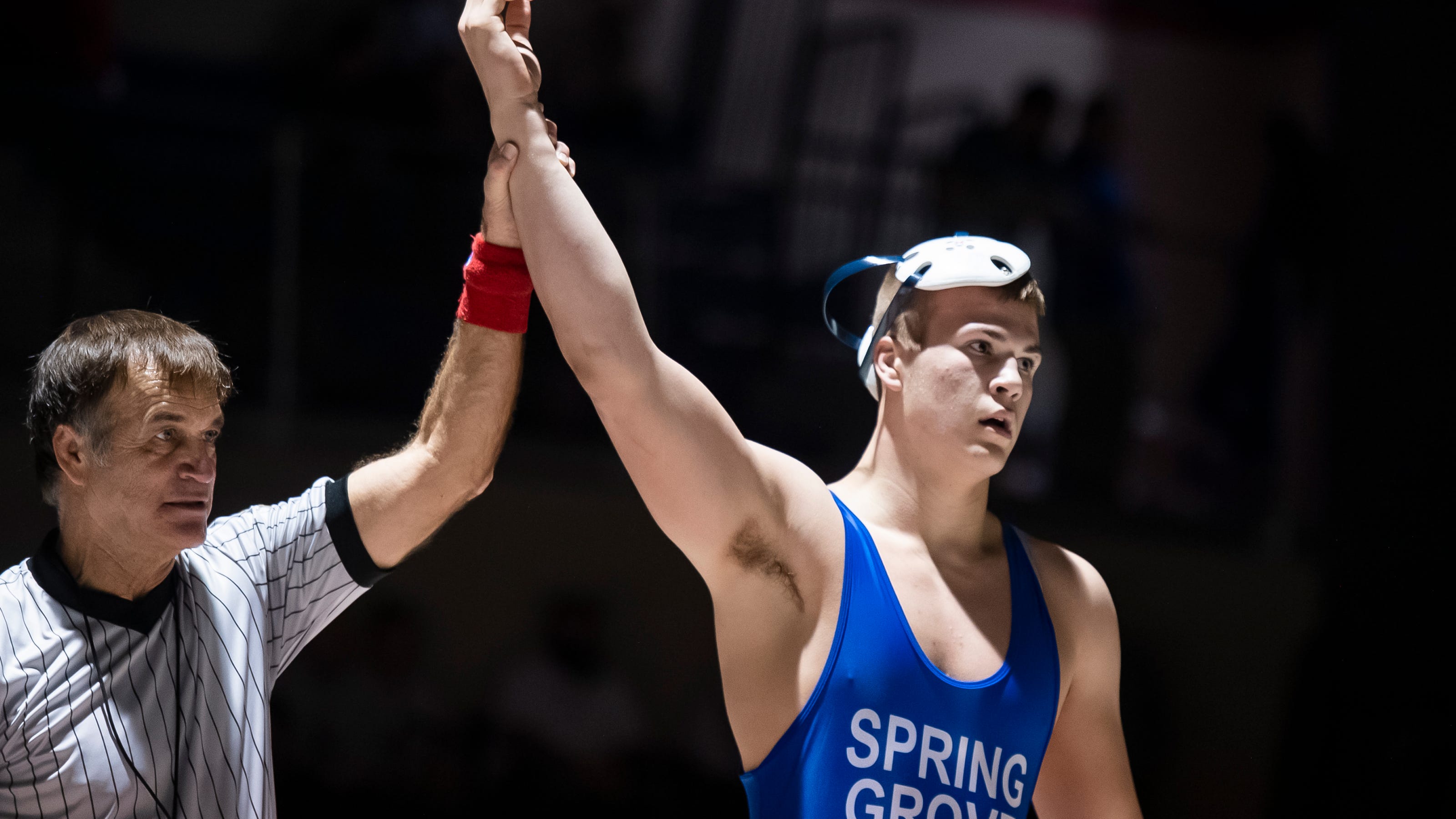 Spring Grove's Michael Hershey having big year in football, wrestling