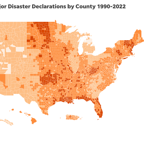 FEMA Disaster Declarations by County