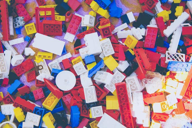 "The 247 pieces were tinier than the age-spots on my right hand. For every Lego piece I picked up, three fell from the dining-room table to the hardwood floor."