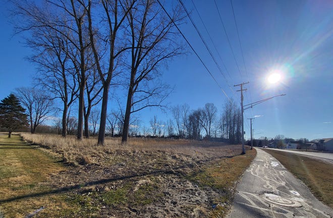 A property on North Carney Drive, pictured Saturday, Jan. 14, 2023, is slated for development this year. The parcel has room for up to 23 duplex condo units.