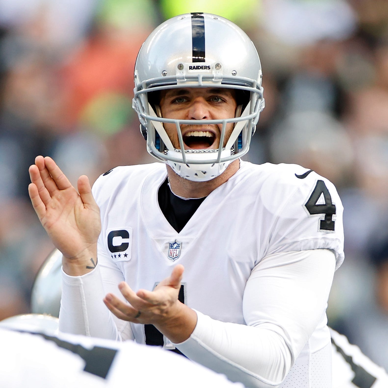 QB Derek Carr has spent all nine of his NFL seasons with the Raiders.