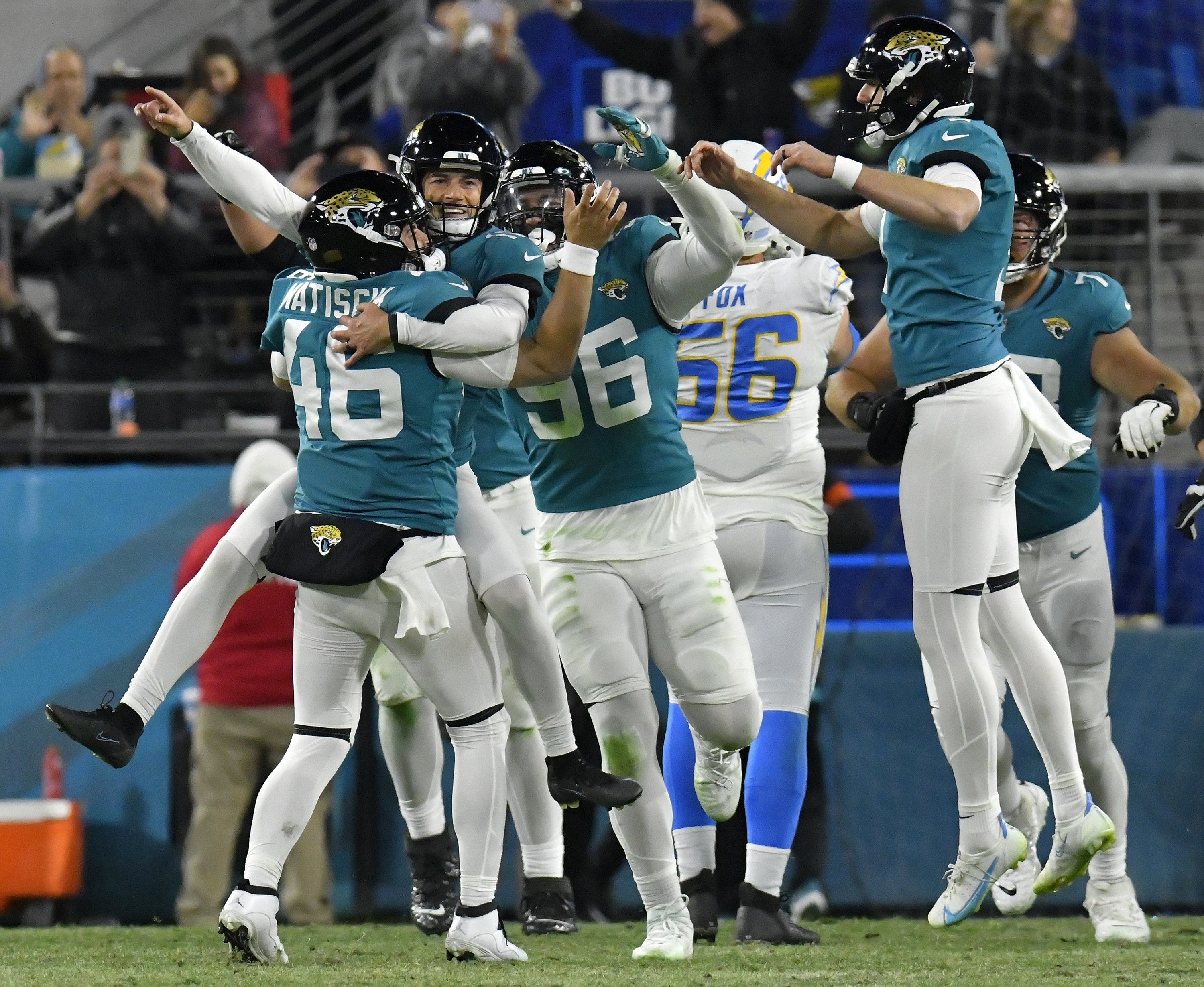 Inside stats, records of Jacksonville Jaguars' comeback vs. Chargers