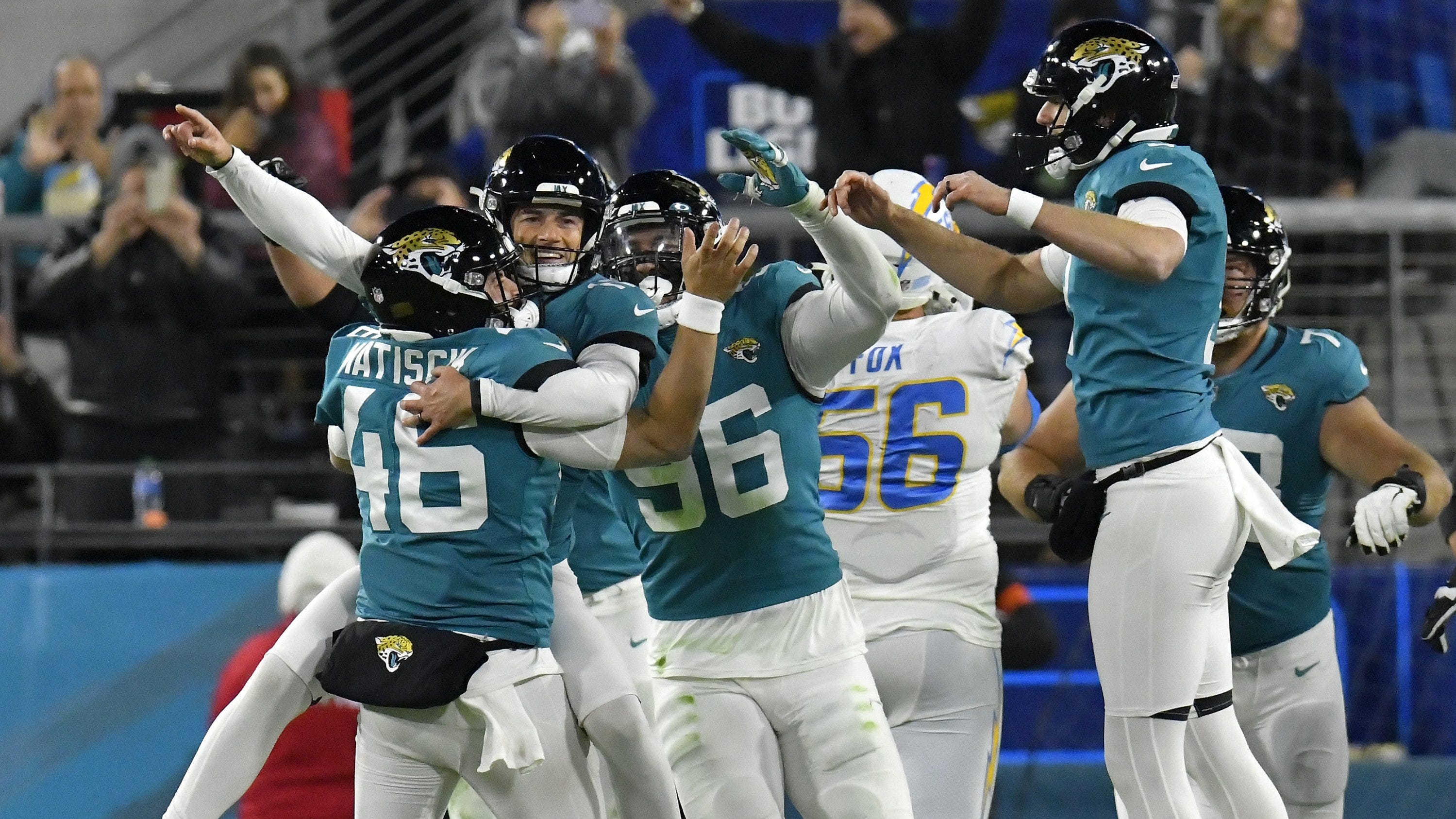 Inside stats, records of Jacksonville Jaguars' comeback vs. Chargers