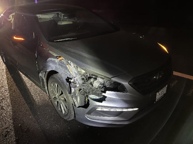 Kameron Rubin, 30, of Akron, was struck and killed by this car Jan. 1, 2023, on the shoulder of I-480 eastbound, according to Macedonia police.