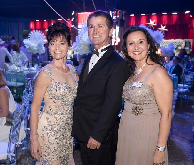 Circus Arts Conservatory founders Dolly Jacobs and Pedro Reis and executive vice president Jennifer Mitchell. The 25th Anniversary Gala is Jan. 27.