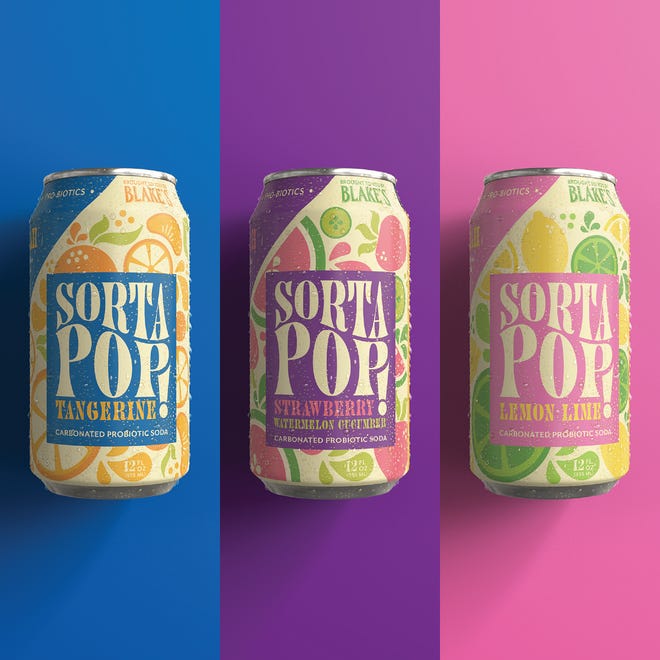 Blake's launched a nonalcoholic, non-caffeinated probiotic beverage called Sorta Pop this month.