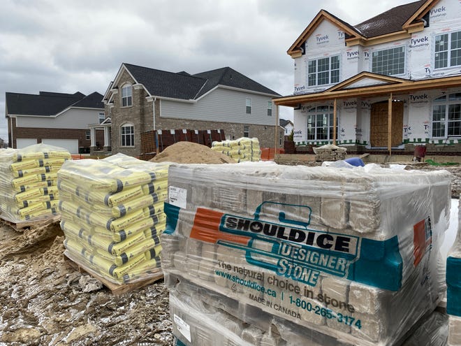 Construction is underway at Westridge Estates in Canton Township.