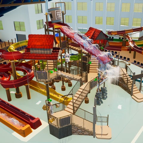 Rendering of Great Wolf Lodge Maryland's "Otter Ca