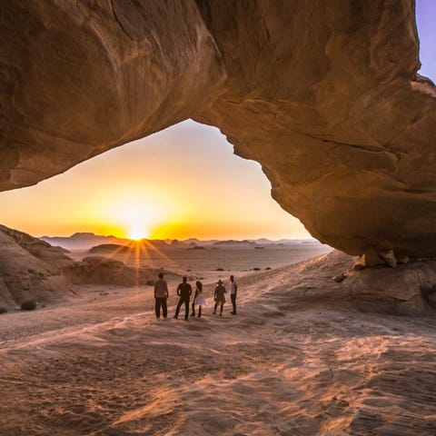 Wadi Rum Reserve in Jordan.