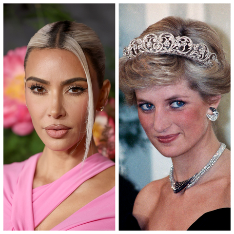 Kim Kardashian and Princess Diana
