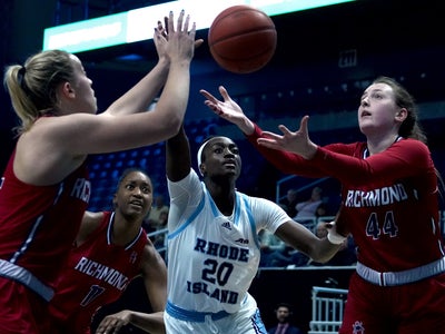 How good was URI women's basketball Wednesday night? Even the ref was impressed