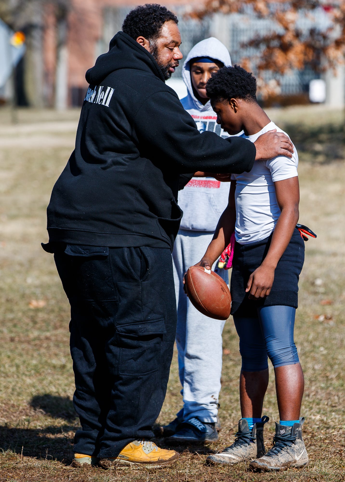 Indy Steelers coach Richard 'Coach Nell' Hamilton.