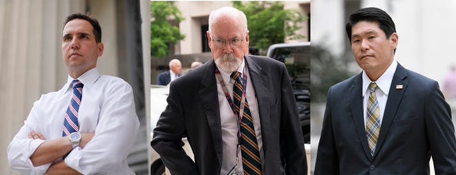 Jack Smith, A former career federal prosecutor and a war-crimes prosecutor at the Hague, John Durham, A former U.S. attorney for Connecticut and Robert Hur, A former U.S. attorney for Maryland are each leading investigation from the DOJ into the Biden Documents, Trump Documents connections between Trump’s presidential campaign and Russia.