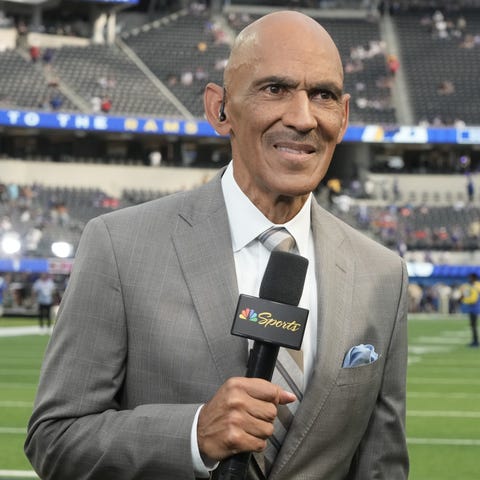 Former NFL coach Tony Dungy is now an analyst for 